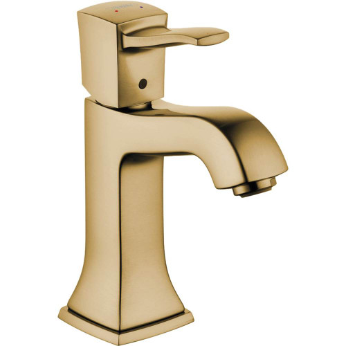 Hansgrohe 31300141 Metropol Classic Single-Hole Faucet 110 with Pop-Up Drain, 1.2 GPM in Brushed Bronze