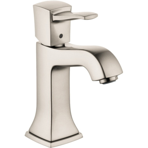 Hansgrohe 31300821 Metropol Classic Single-Hole Faucet 110 with Pop-Up Drain, 1.2 GPM in Brushed Nickel