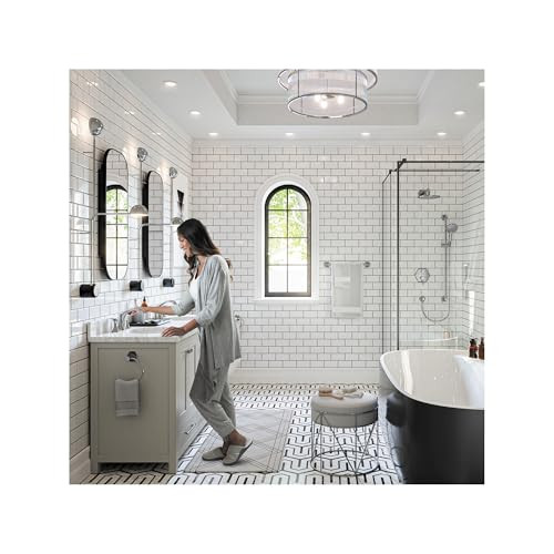 hansgrohe 04813000 Locarno Widespread Faucet 110 with pop-up drain, 1.2 GPM in Chrome