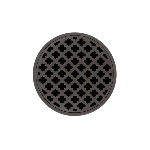 Infinity Drain 5" Round RMD 5-2P ORB Center Drain Kit: Oil Rubbed Bronze