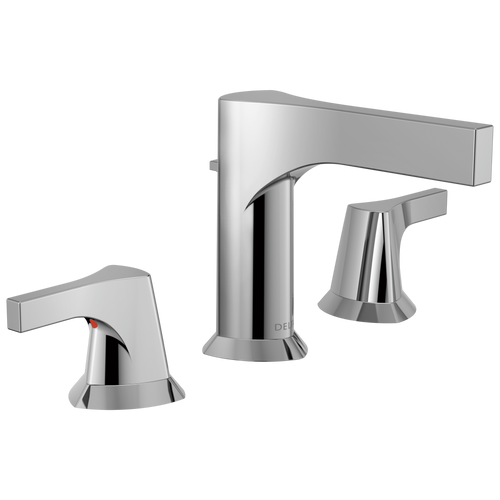 Delta Zura: Two Handle Widespread Bathroom Faucet Chrome