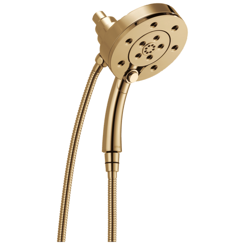 Brizo 86275-PG-2.5 Universal Showering Linear Round H2Okinetic Multi-Function Hydrati 2 in 1 Shower: Polished Gold