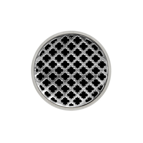 Infinity Drain 5" Round RMD 5-2I PS Center Drain Kit: Polished Stainless