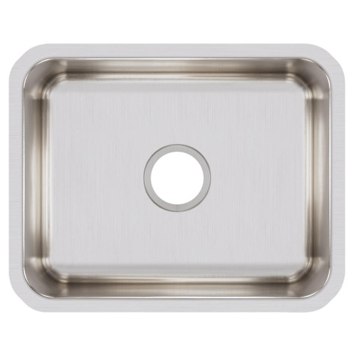 Elkay Lustertone Classic Stainless Steel, 20-1/2" x 16-1/2" x 7-7/8" Single Bowl Undermount Sink