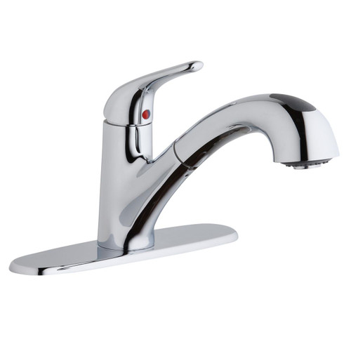Elkay Dayton Stainless Steel 25" x 22" x 8-1/16" 3-Hole Single Bowl Drop-in Sink and Faucet Kit