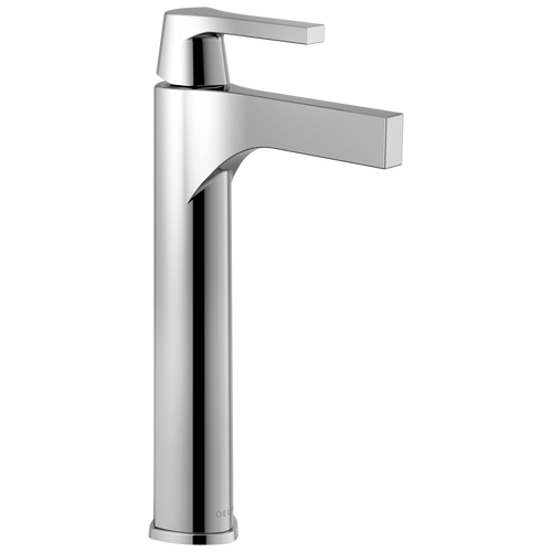Delta Zura: Single Handle Vessel Bathroom Faucet Chrome