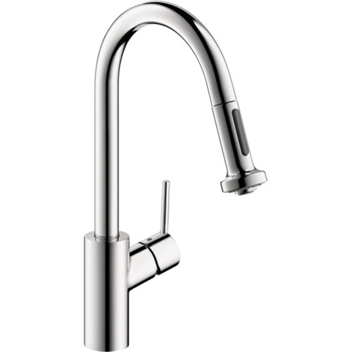 Hansgrohe 4310001 Talis S2 High Arc Kitchen Faucet, 2-Spray Pull-Down, 1.5 GPM in Chrome