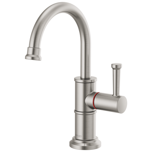 Brizo 61325LF-H-SS Artesso® Instant Hot Faucet with Arc Spout: Stainless