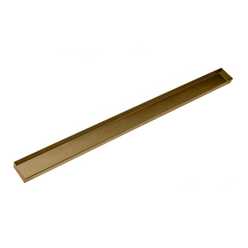 Infinity Drain 64" LC 6564 SB Linear Drain Channel: Satin Bronze