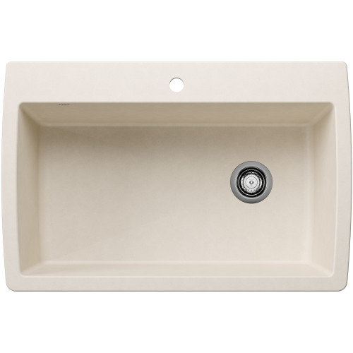 Blanco 443072: Diamond Super Single Dual Deck Sink - Soft White