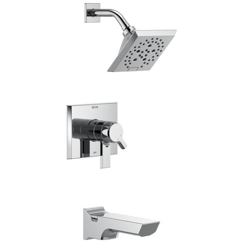 Delta Pivotal T17499-PR Monitor 17 Series HOkinetic Tub and Shower Trim in Lumicoat Chrome Finish