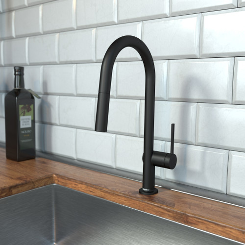 Hansgrohe 72846671 Talis N High Arc Kitchen Faucet, A-Style 2-Spray Pull-Down, 1.75 GPM in Matte Black