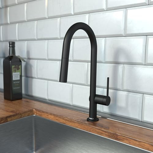 Hansgrohe 72846671 Talis N High Arc Kitchen Faucet, A-Style 2-Spray Pull-Down, 1.75 GPM in Matte Black