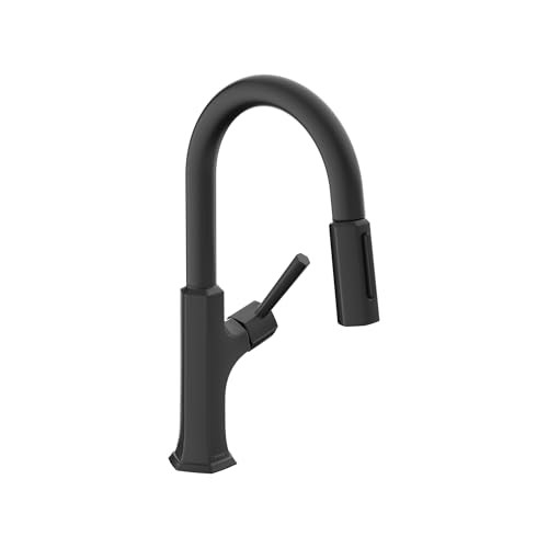 Hansgrohe 04853670 Locarno Prep Kitchen Faucet, 2-Spray Pull-Down, 1.75 GPM in Matte Black