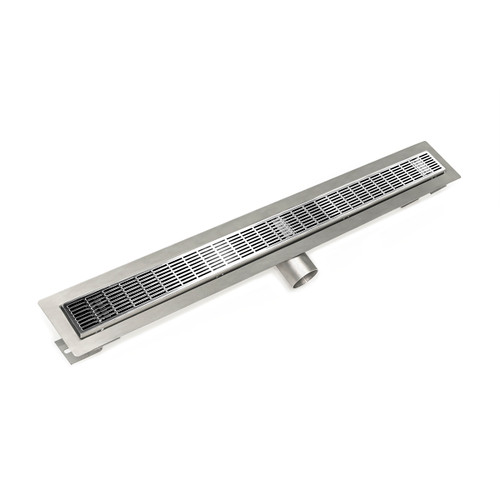 Infinity Drain 36" FTIG 6536 PS Linear Drain Kit: Polished Stainless