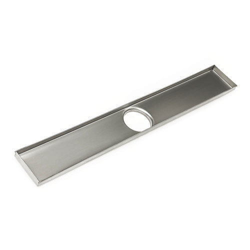 Infinity Drain 60" XC 12560 SS Linear Drain Channel: Satin Stainless
