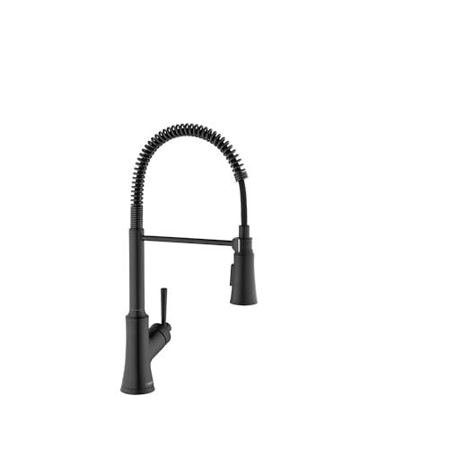 Hansgrohe 04792670 Joleena Semi-Pro Kitchen Faucet, 2-Spray, 1.75 GPM in Matte Black