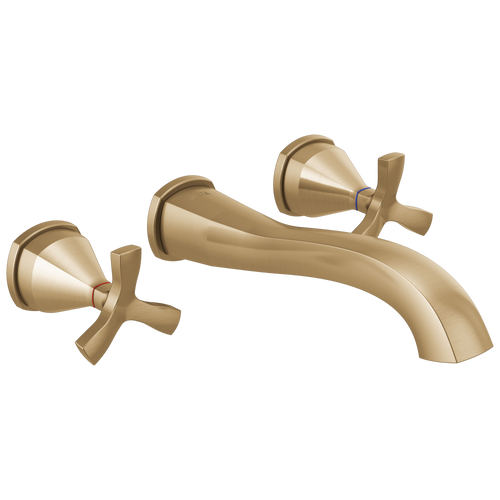Delta Stryke T35766LF-CZWL Wall Mounted Lav in Champagne Bronze Finish