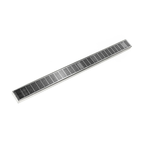 Infinity Drain 36" FXIG 6536 PS Linear Drain Kit: Polished Stainless