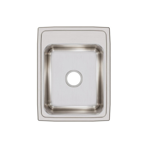 Elkay Lustertone Classic Stainless Steel 17" x 22" x 7-5/8", 0-Hole Single Bowl Drop-in Sink