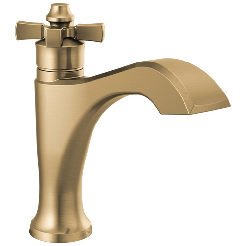 Delta Dorval 557-CZMPU-DST Single Handle Bathroom Faucet in Champagne Bronze Finish