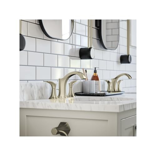 hansgrohe 04813820 Locarno Widespread Faucet 110 with pop-up drain, 1.2 GPM in Brushed Nickel