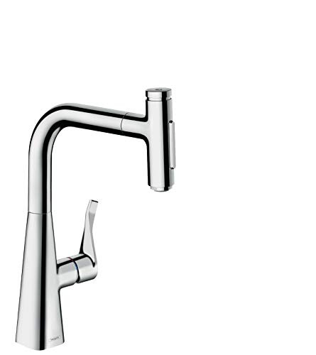Hansgrohe 73822001 Metris Select Prep Kitchen Faucet, 2-Spray Pull-Out, 1.75 GPM in Chrome