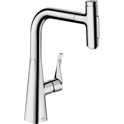 Hansgrohe 73822001 Metris Select Prep Kitchen Faucet, 2-Spray Pull-Out, 1.75 GPM in Chrome
