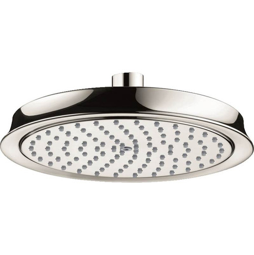 Hansgrohe 26924831 Raindance Classic Showerhead 180 1-Jet Rain, 1.75 GPM in Polished Nickel