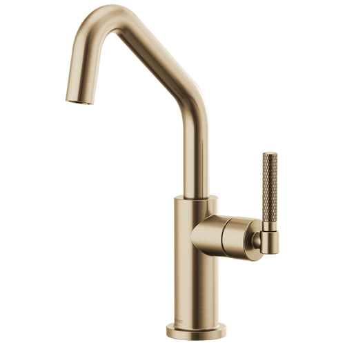 Brizo Litze 61063LF-PC Bar Faucet with Angled Spout and Knurled Handle Chrome