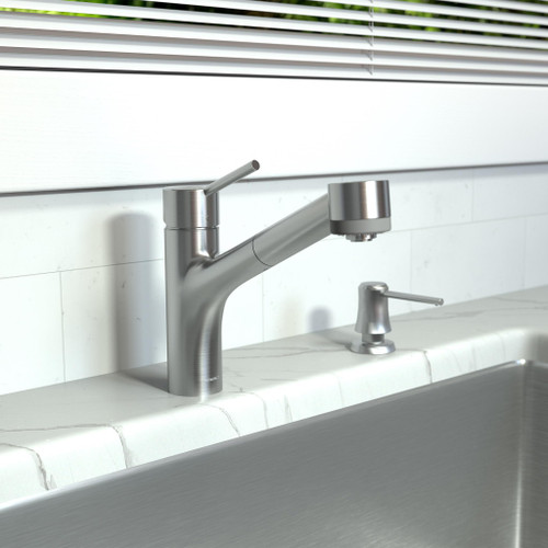 Hansgrohe 06462860 Talis S Kitchen Faucet, 2-Spray Pull-Out, 1.75 GPM in Steel Optic
