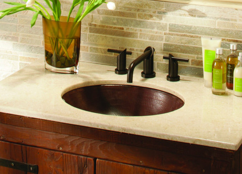 Native Trails CPS268: Hammered Copper Bathroom Sink: Antique Native Trails CPS268: Hammered Copper Bathroom Sink: Antique