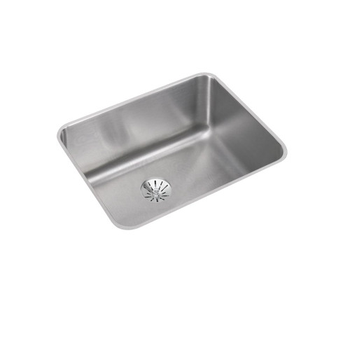 Elkay Lustertone Classic Stainless Steel 23-1/2" x 18-1/4" x 10" Single Bowl Undermount Sink with Perfect Drain
