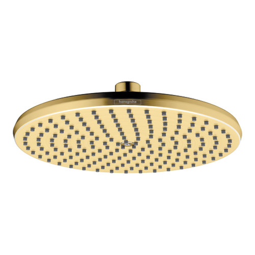 Hansgrohe 04823250 Locarno Shower Head 240 1-Jet, 2.5 GPM in Brushed Gold Optic