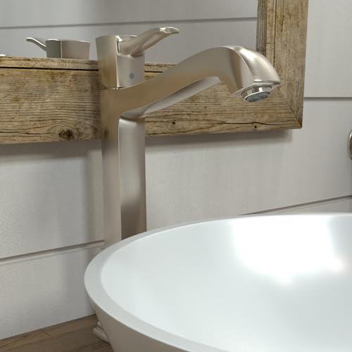 Hansgrohe 31303821 Metropol Classic Single-Hole Faucet 260 with Pop-Up Drain, 1.2 GPM in Brushed Nickel