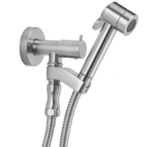 Jaclo B043-646-PN Paloma Bidet Spray Kit with Aerator & On/Off Water Supply - 2.0 GPM in Polished Nickel Finish