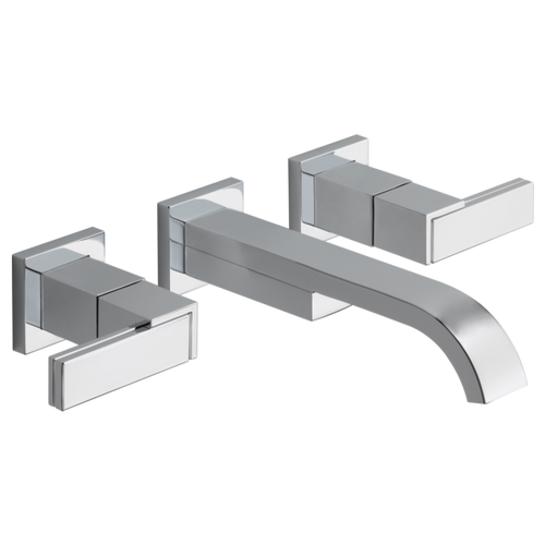 Brizo 65885LF-BNLHP Charlotte Two Handle Wall-mount Lavatory Faucet - Less Handles Brushed Nickel