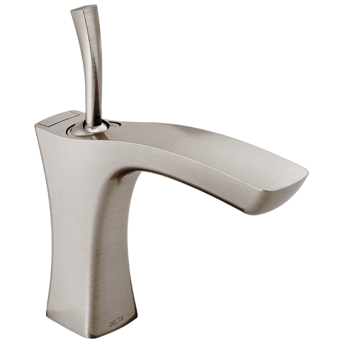 Delta Tesla 552LF-SSMPU Single Handle Bathroom Faucet - Metal Pop-Up in Stainless Finish