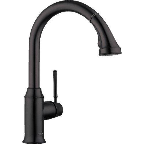 Hansgrohe 4215670 Talis C High Arc Kitchen Faucet, 2-Spray Pull-Down, 1.75 GPM in Matte Black