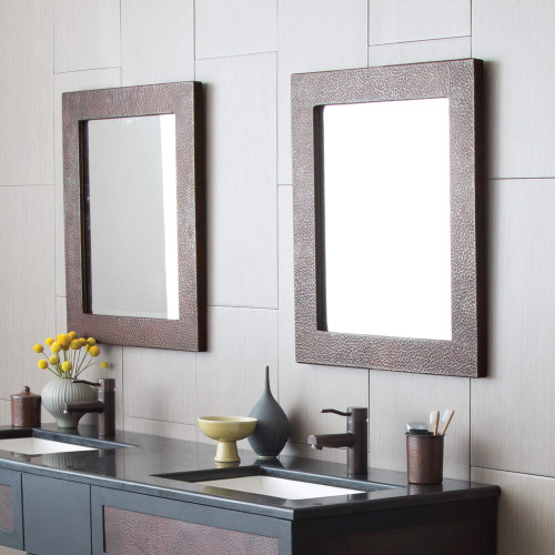 Native Trails CPM62 Small Sedona Rectangle Mirror: Antique
