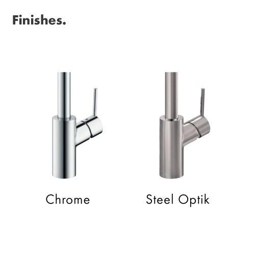 Hansgrohe 14877801 Talis S2 High Arc Kitchen Faucet, 2-Spray Pull-Down, 1.75 GPM in Steel Optic Hansgrohe 14877801 Talis S2 High Arc Kitchen Faucet, 2-Spray Pull-Down, 1.75 GPM in Steel Optic