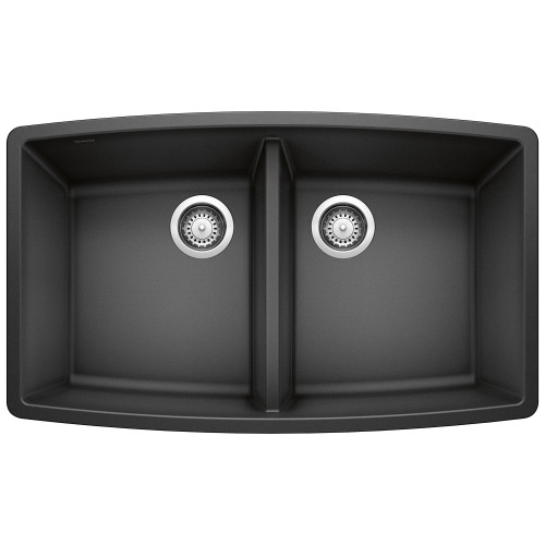 Blanco 440070 Performa Silgranit II Double Bowl - Biscuit Undermount Kitchen Sink