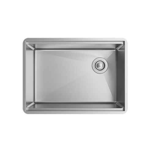 Elkay Crosstown 16 Gauge Workstation Stainless Steel 25-1/2" x 18-1/2" x 9" Single Bowl Undermount Sink Kit