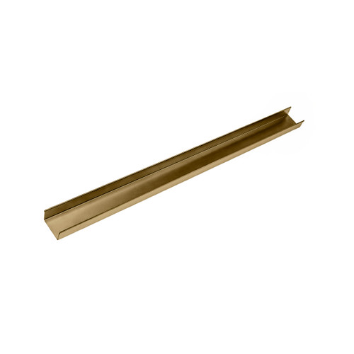 Infinity Drain SC 6596 SB 96" Stainless Steel Open Ended Channel in Satin Bronze
