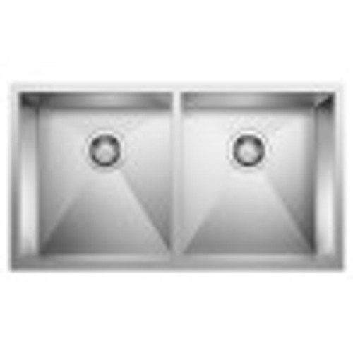 Blanco 443053: Quatrus R0 Equal Double Bowl Sink