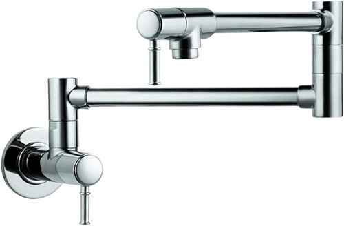 Hansgrohe 04218800 TalisC Pot Filler Wall Mounted STEEL OPTIK