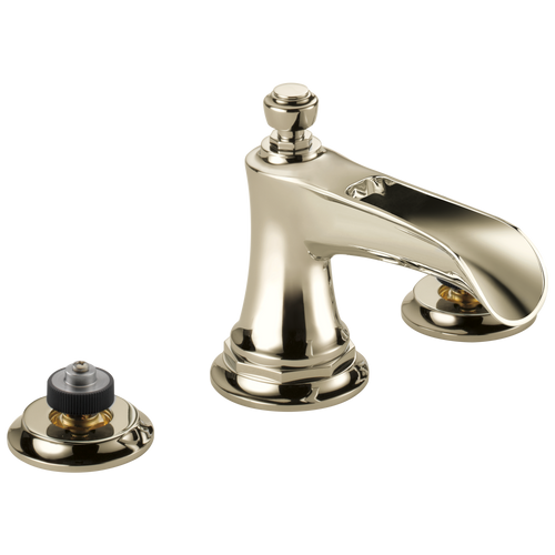 Brizo Rook 65361LF-PNLHP-ECO Widespread Lavatory Faucet - Less Handles Polished Nickel 1.2GPM