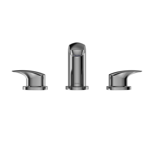 Toto GM 1.2 GPM Two Handle Widespread Bathroom Sink Faucet, Polished Chrome - TLG09201U#CP