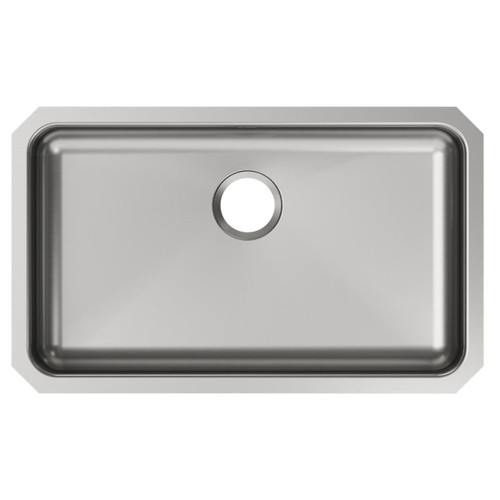 Elkay Lustertone Classic Stainless Steel, 30-1/2" x 18-1/2" x 5-3/8" Single Bowl Undermount ADA Sink