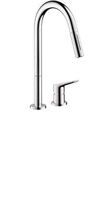 AXOR 34822801 Citterio M Hole Kitchen Faucet AZB Steel Optik